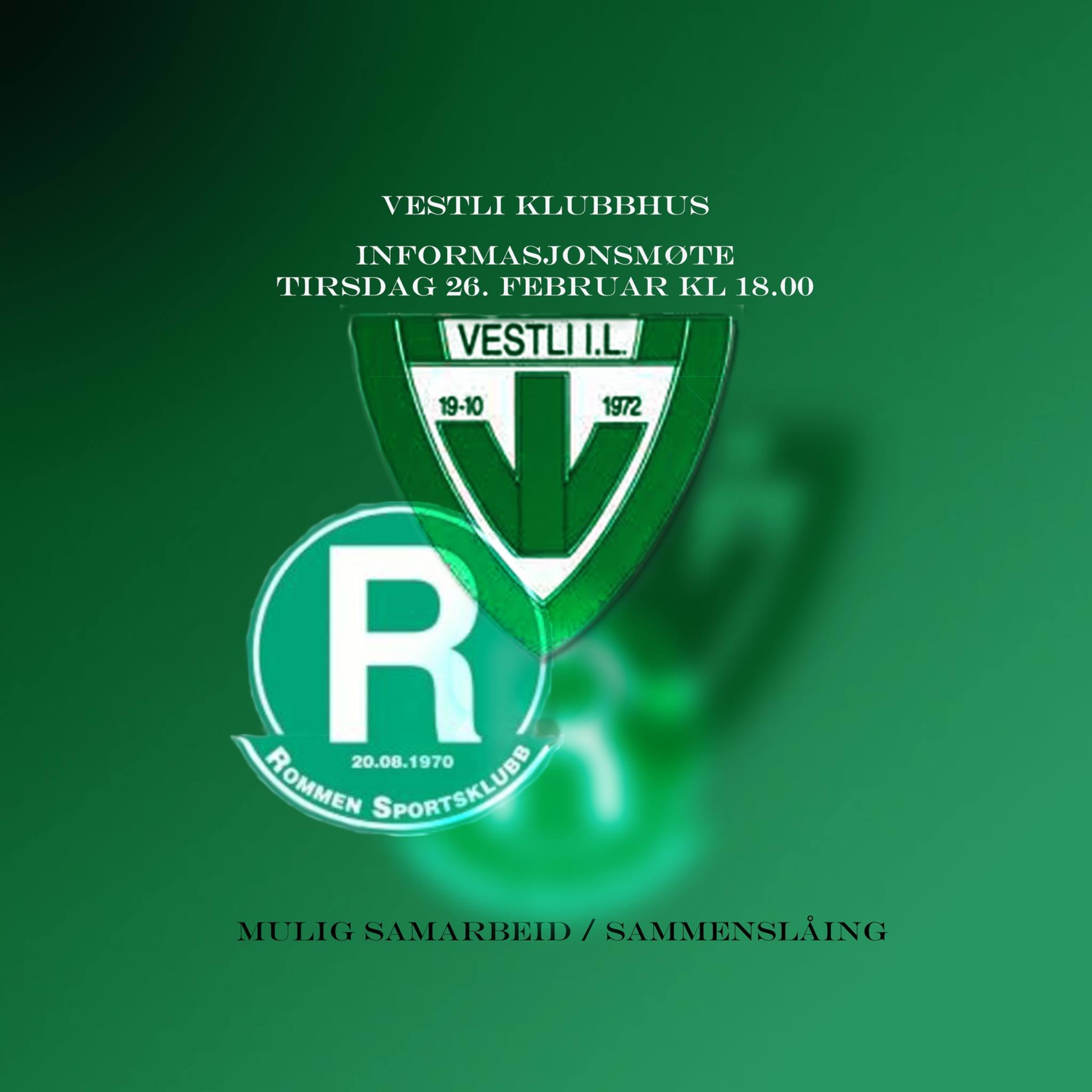 Presentasjon - info- mulig sammenslutning Vestli IL -Rommen SK